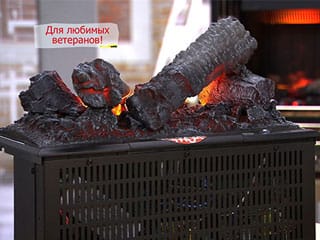 Каминокомплект Ampir с очагом Cassette 400 в телепроекте «Идеальный ремонт» на Первом канале