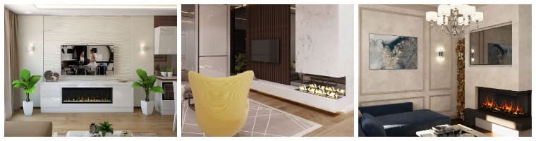 камин в современном стиле