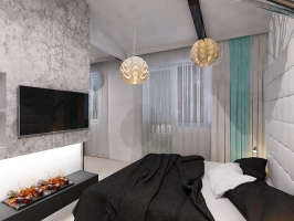 Электрические камины в интерьере Фото 79.