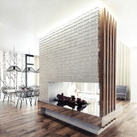 Отделка портала камина Фото 29.