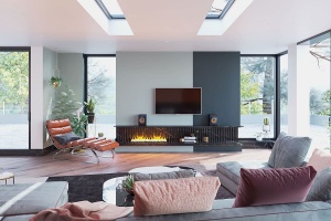 Камин с телевизором Фото 21.