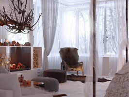 Варианты каминов для интерьера Фото 26.
